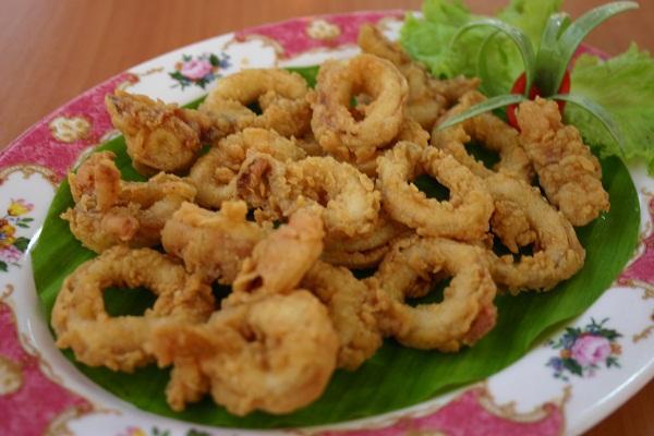 Tepung cara goreng masak sotong NasRina HoNey: