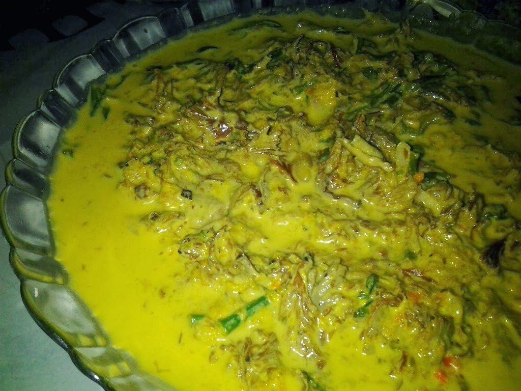 Masak Lemak Kulat Sisir dan Pucuk Paku